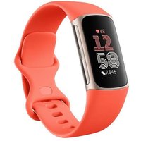 Relojes Cardio Fitbit Charge 6 - Coral/Oro ...