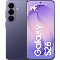 The Samsung Galaxy S26 in Cobalt Violet delivers ...