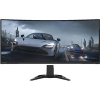 : This monitor features a 34-inch curved VA panel ...