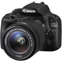 Réflex - Canon EOS 100D - Negro + Objetivo Canon ...
