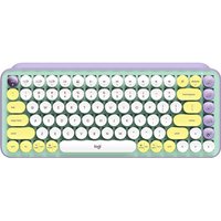 Logitech POP Keys Wireless Mechanical Keyboard Let ...