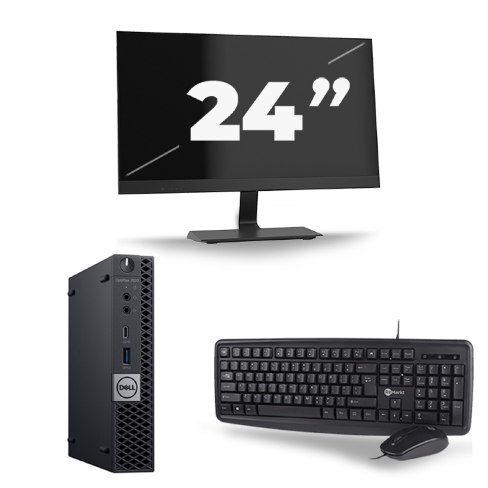 De Dell Optiplex 7070 Micro USFF is een compacte ...