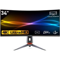 Monitor 34" LCD ULTRAHD Simpletek 4K UWQHD VESA ...