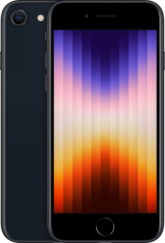 Cet iPhone SE 2022 128 Go Noir Reconditionné ...