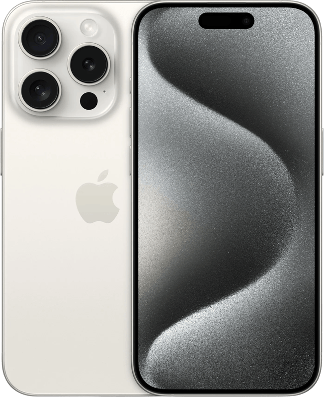 L'iPhone 15 Pro 256 Go Titane Blanc ...