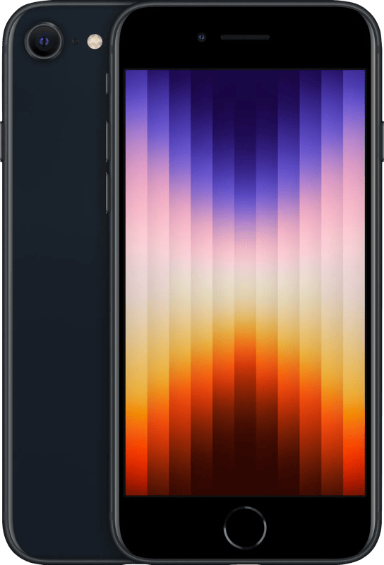 Cet iPhone SE 2022 64 Go Noir reconditionné ...