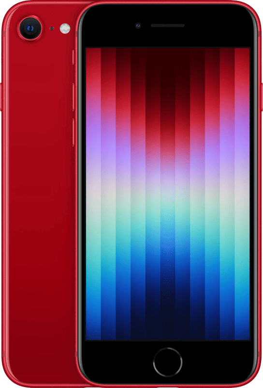 Cet iPhone SE 2022 64 Go Rouge Reconditionné ...