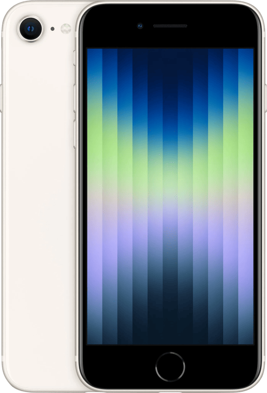 Cet iPhone SE (2022) 64 Go blanc reconditionné a ...
