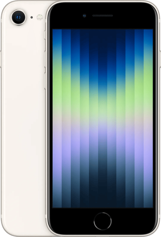 Cet iPhone SE 2022 64 Go Blanc reconditionné est ...