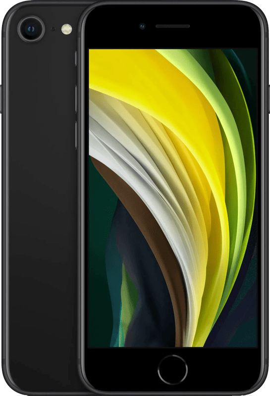 Cet iPhone SE 2020 128 Go Noir reconditionné ...