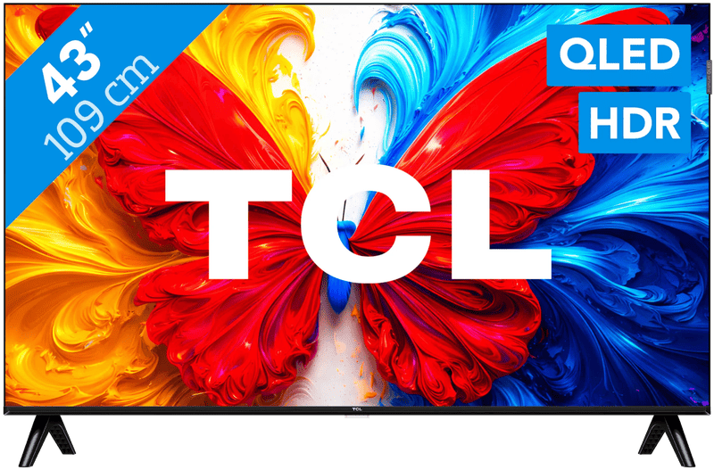Kijk tv-programma¿s scherp met de TCL 43" QLED ...